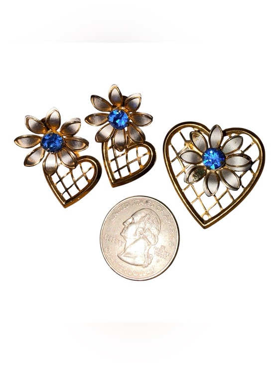 Bugbee & Niles Jewelry - Vintage Bugbee & Niles (B&N) Demi-parure 1950's jewelry set